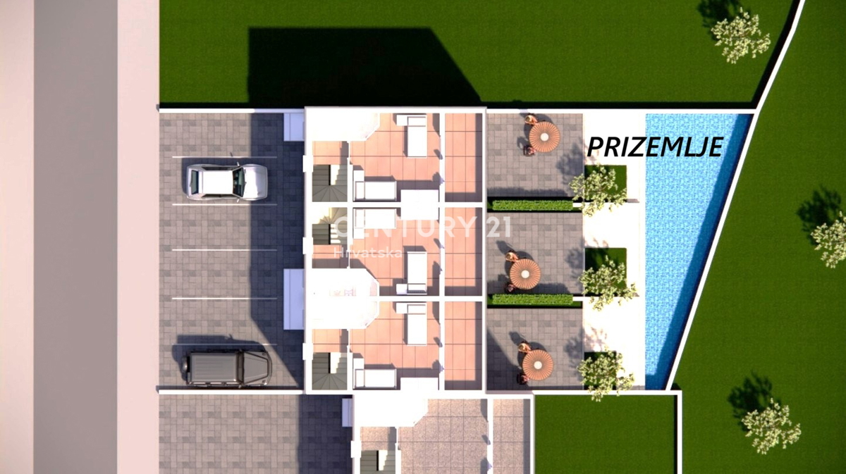 Maselnica - Jasenice - appartamento su tre piani n. 1 - con vista mare - OFFERTA !!