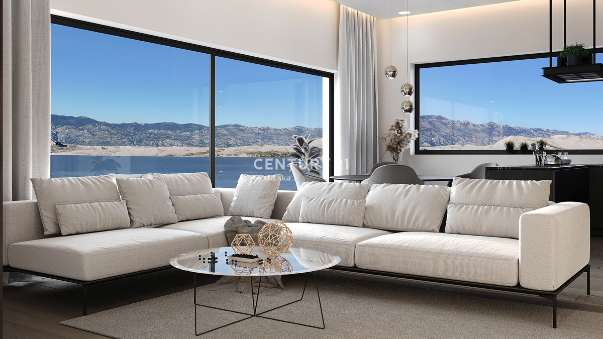 Lussuosi appartamenti a Pag con vista panoramica sul mare