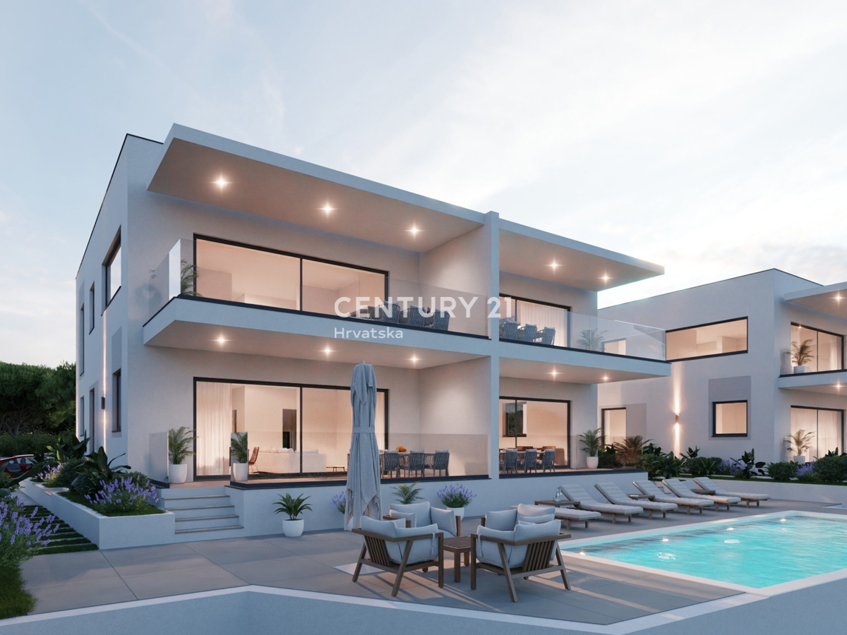 Lussuosi appartamenti a Pag con vista panoramica sul mare