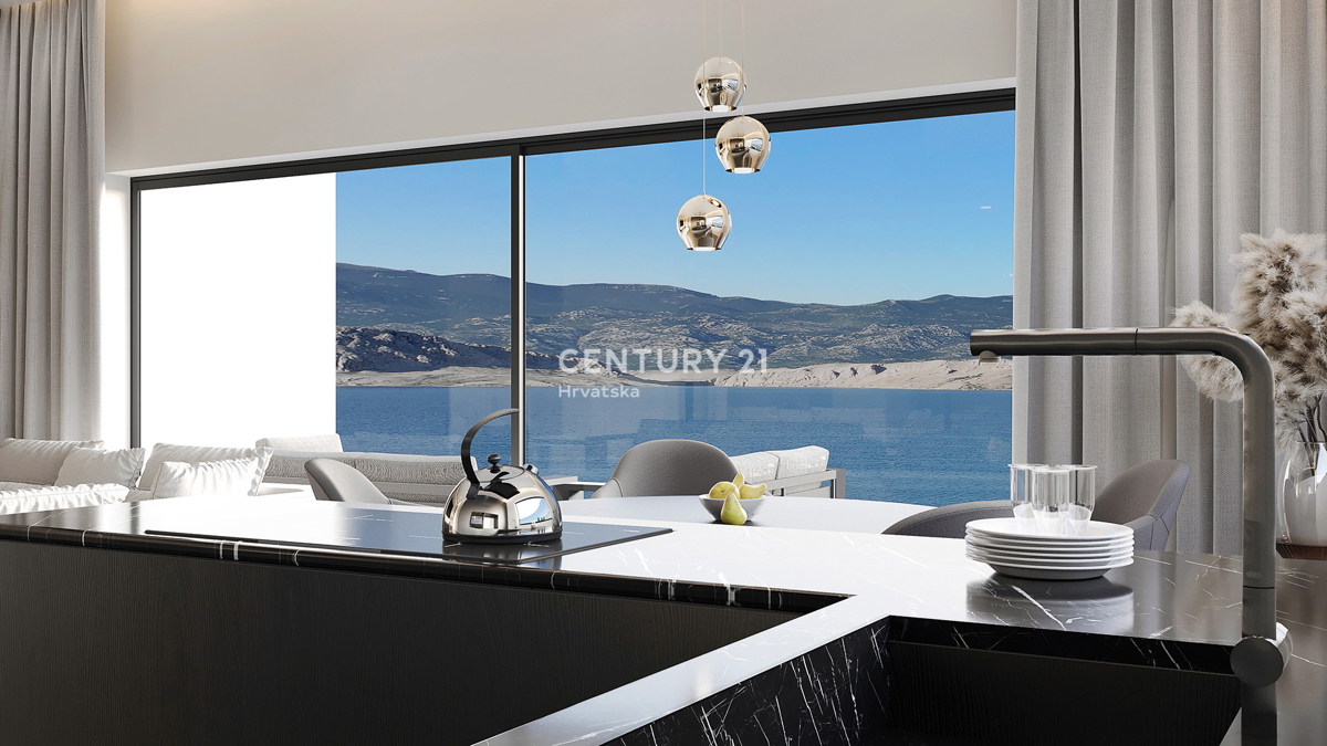 Lussuosi appartamenti a Pag con vista panoramica sul mare