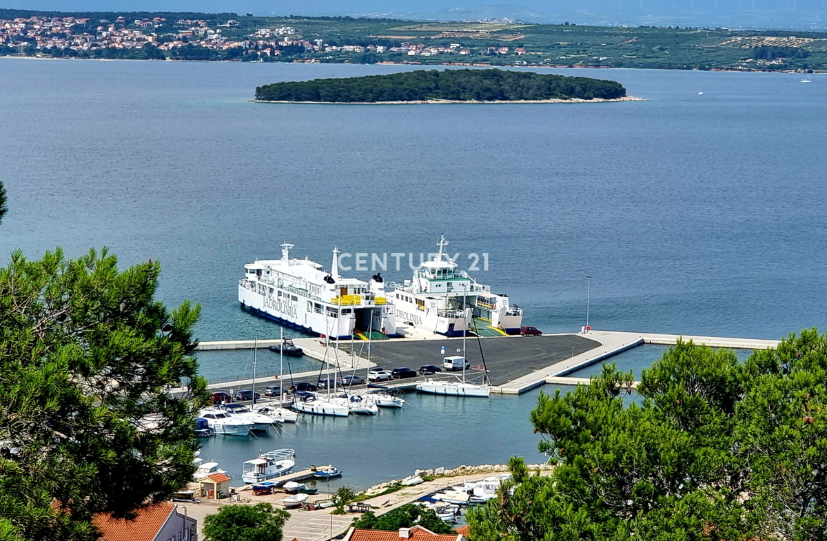Tkon, Pašman, terreno edificabile con vista mare