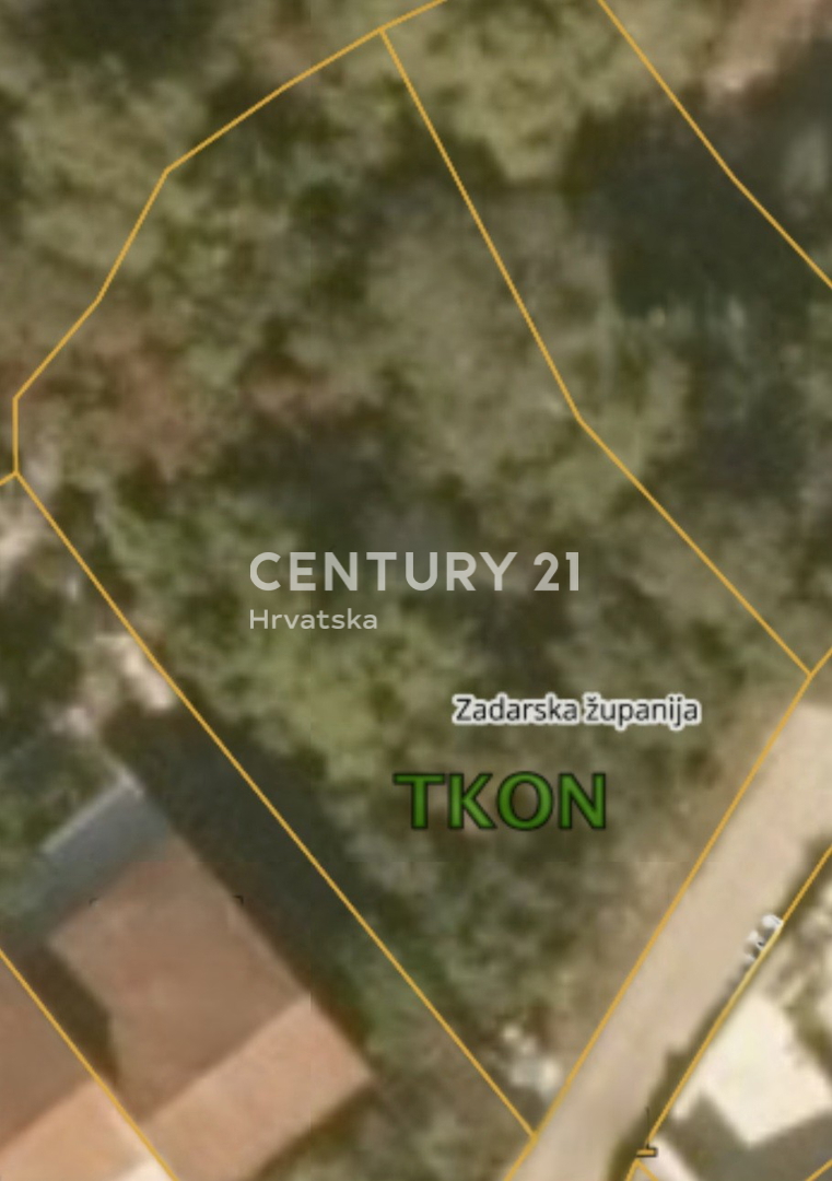 Tkon, Pašman, terreno edificabile con vista mare
