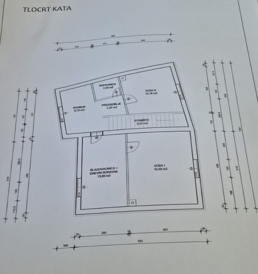 Biograd na Moru, centro storico, casa a 80 m dal mare