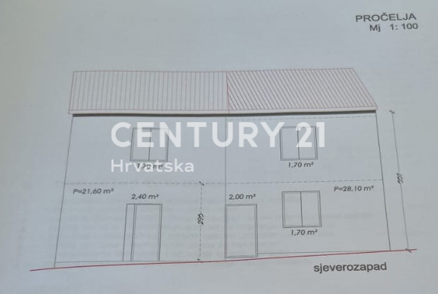 Biograd na Moru, centro storico, casa a 80 m dal mare