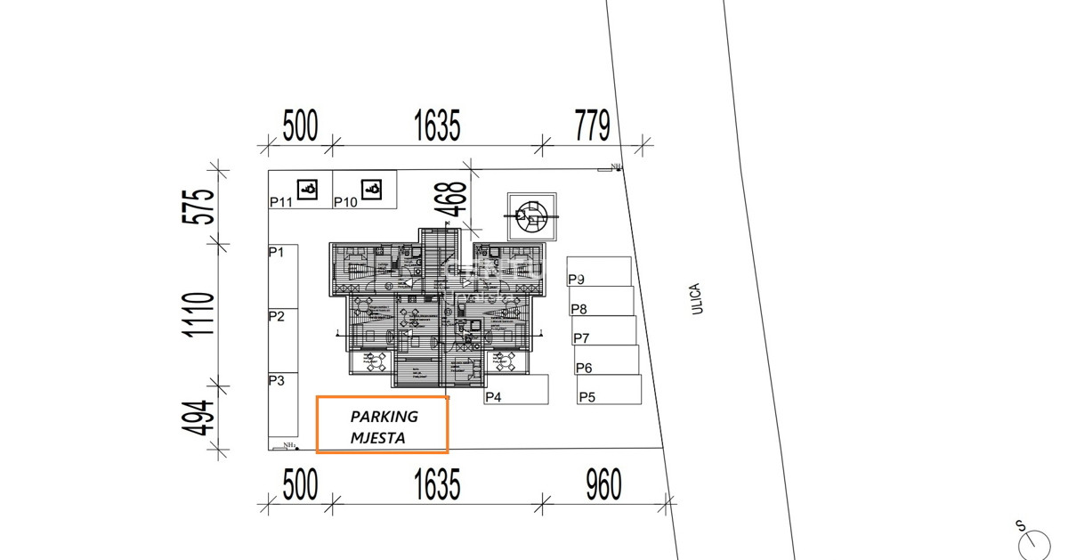 Pakoštane - appartamento al piano terra, adattato per disabili S1 - in costruzione - SCONTO SPECIALE !!