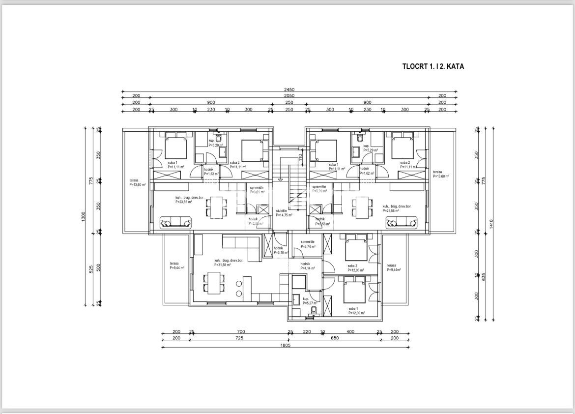 Turanj, Sv. Filip i Jakov - Appartamento trilocale - 400 m dal mare