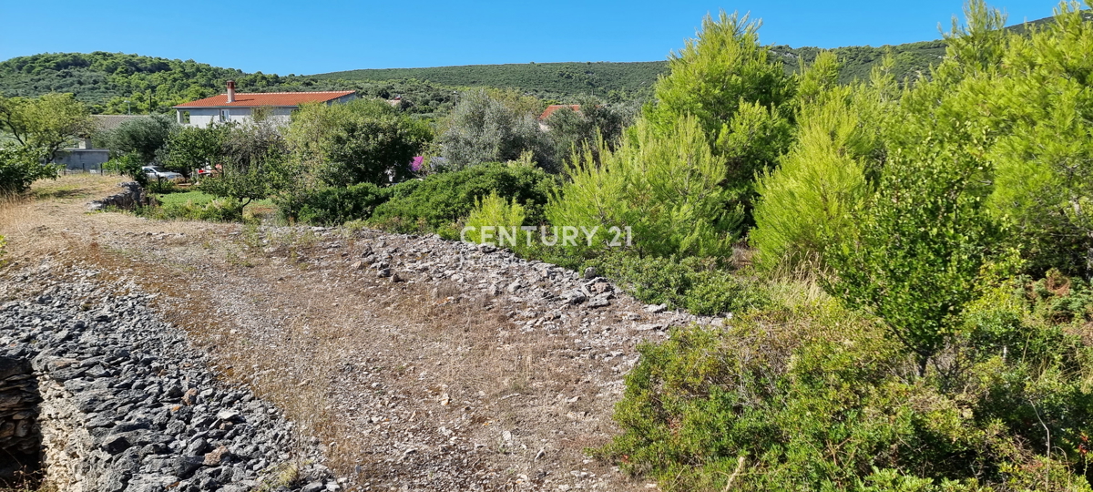 Pašman, Dobropoljana, terreno con vista mare