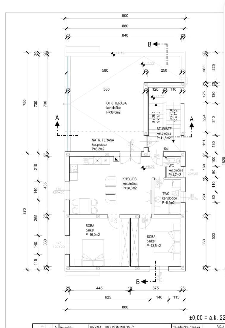 VIR, NUOVA COSTRUZIONE, APPARTAMENTO MODERNO DI 90 M2 AL 2° PIANO, ARREDATO, SUBITO ABITABILE, A 600 M DAL MARE