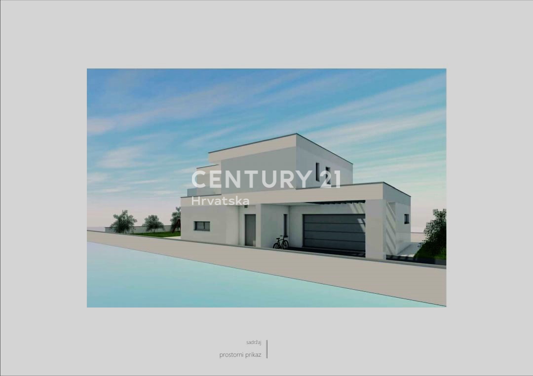 Bibinje - terreno con permesso di costruzione - conveniente