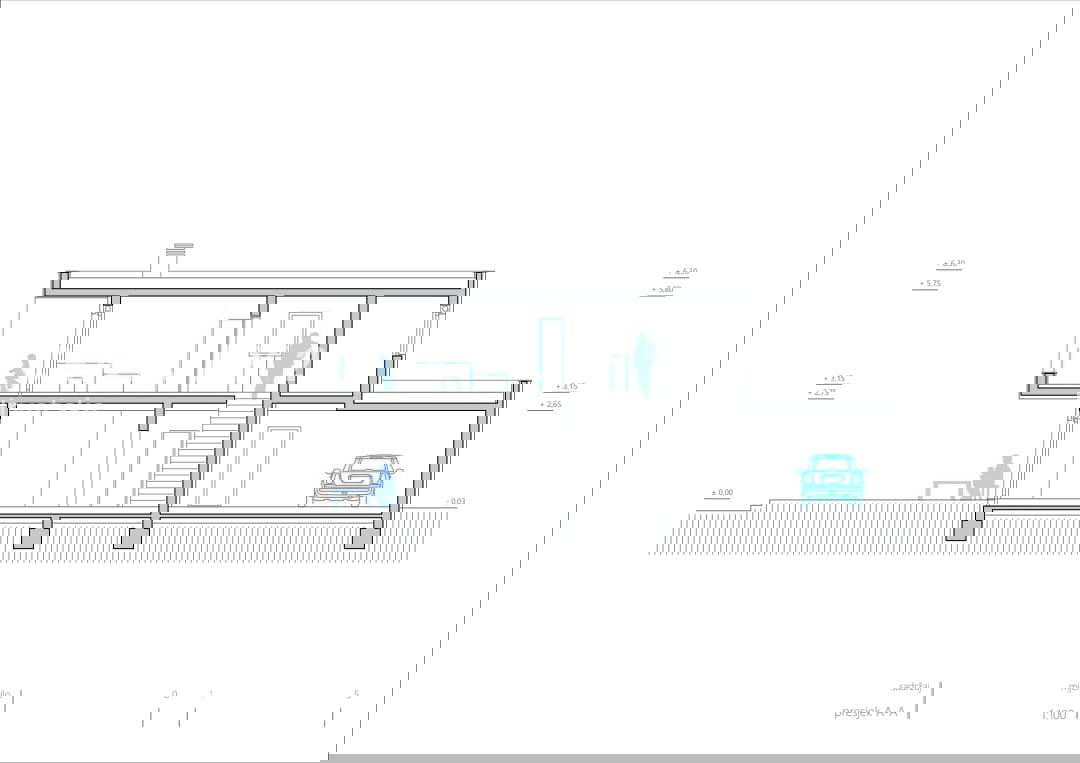 Bibinje - terreno con permesso di costruzione - conveniente
