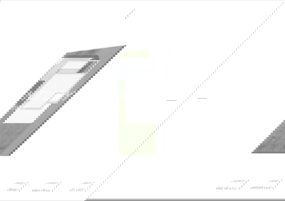 Bibinje - terreno con permesso di costruzione - conveniente