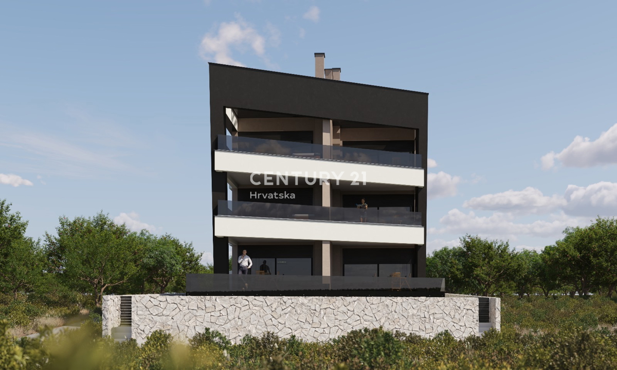 MANDRE, PRIMA FILA AL MARE, 156,18 m2, LUSSUOSA NUOVA COSTRUZIONE, APPARTAMENTO SU DUE LIVELLI, VISTA MARE!