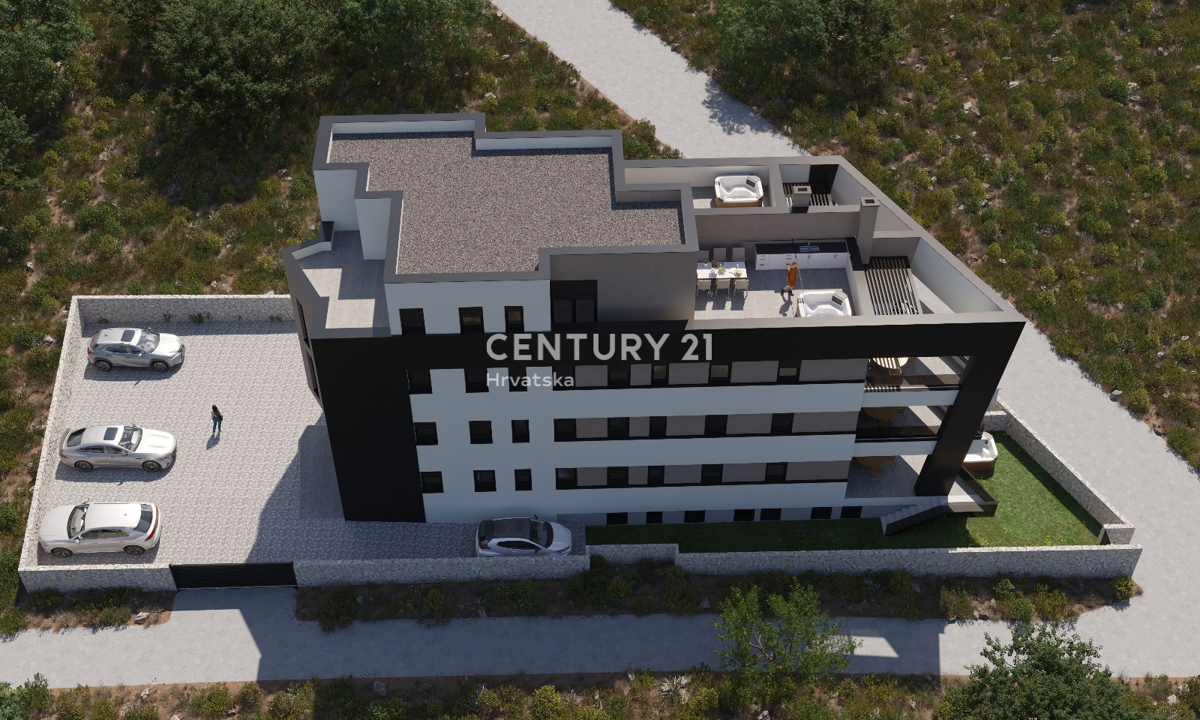 MANDRE, PRIMA FILA AL MARE, 156,18 m2, LUSSUOSA NUOVA COSTRUZIONE, APPARTAMENTO SU DUE LIVELLI, VISTA MARE!