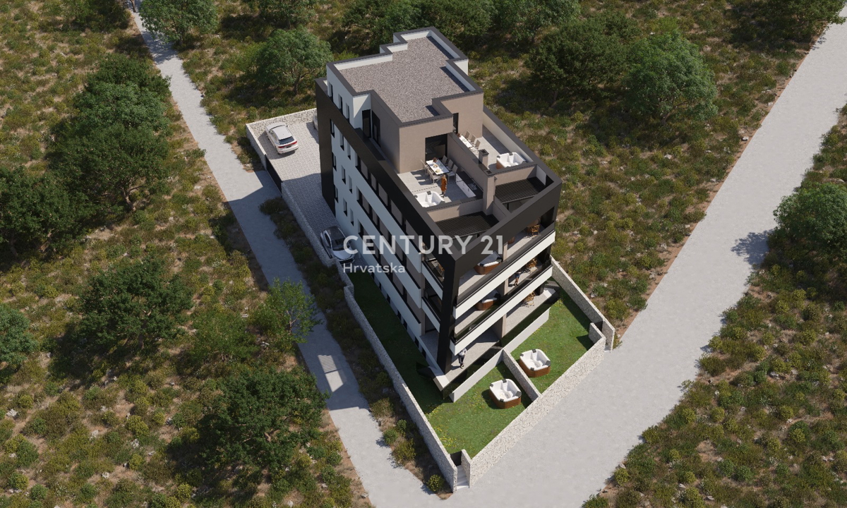 MANDRE, PRIMA FILA AL MARE, 156,18 m2, LUSSUOSA NUOVA COSTRUZIONE, APPARTAMENTO SU DUE LIVELLI, VISTA MARE!