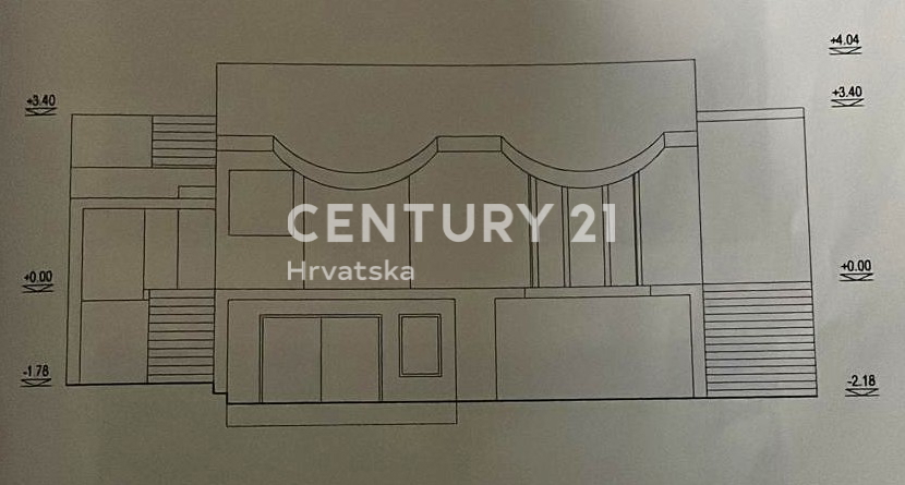 Banjevci, lago di Vransko, Pirovac, casa incompleta legalizzata su un bel terreno