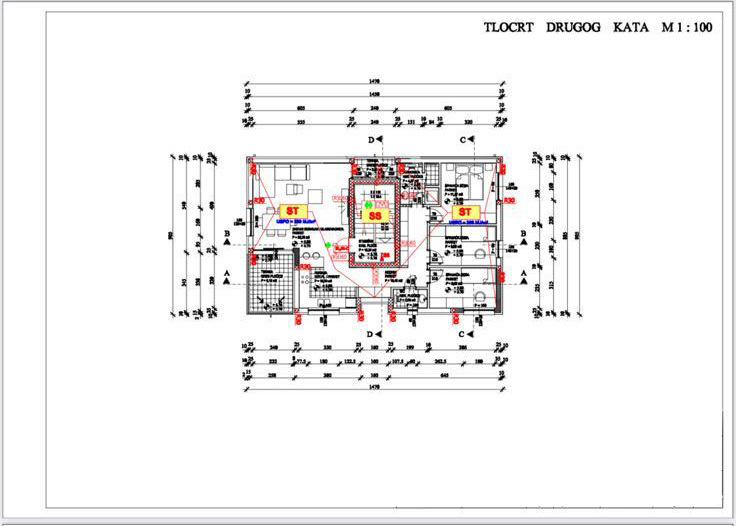 Vir – appartamento su due piani con terrazza sul tetto e vista mare