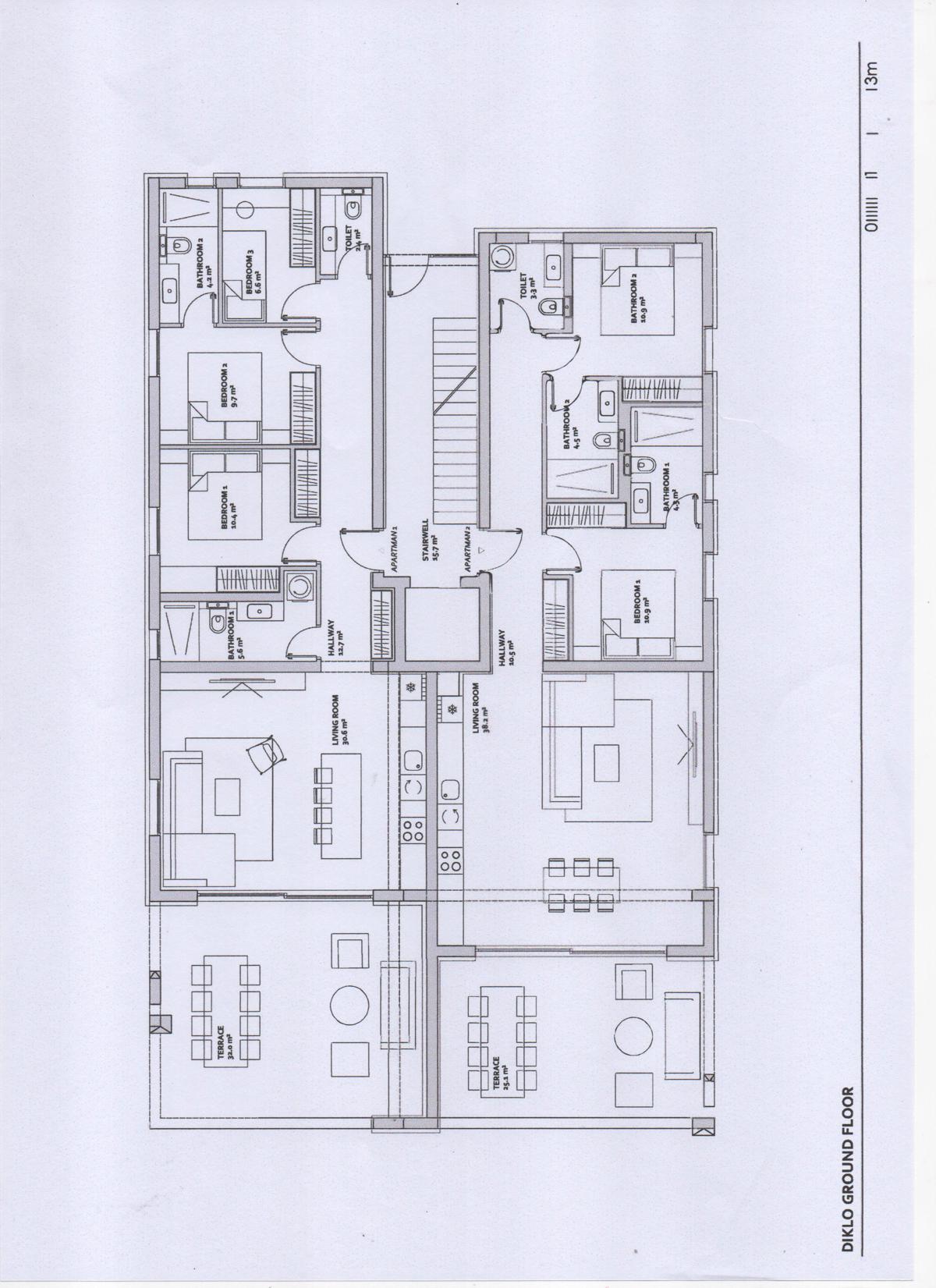 ZADAR, DIKLO, 1 FILA DAL MARE, NUOVA COSTRUZIONE DI LUSSO, 152,85 m2