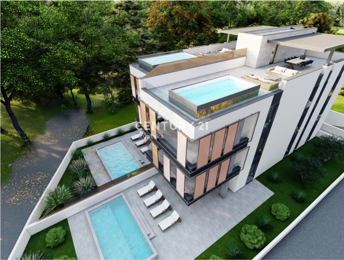 ZADAR, DIKLO, 1 FILA DAL MARE, NUOVA COSTRUZIONE DI LUSSO, 152,85 m2