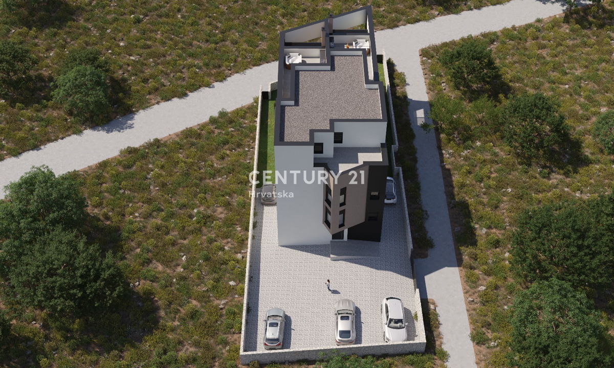 MANDRE, PRIMA FILA AL MARE, 96,00 m2, NUOVA COSTRUZIONE DI LUSSO, 1° piano, VISTA MARE!