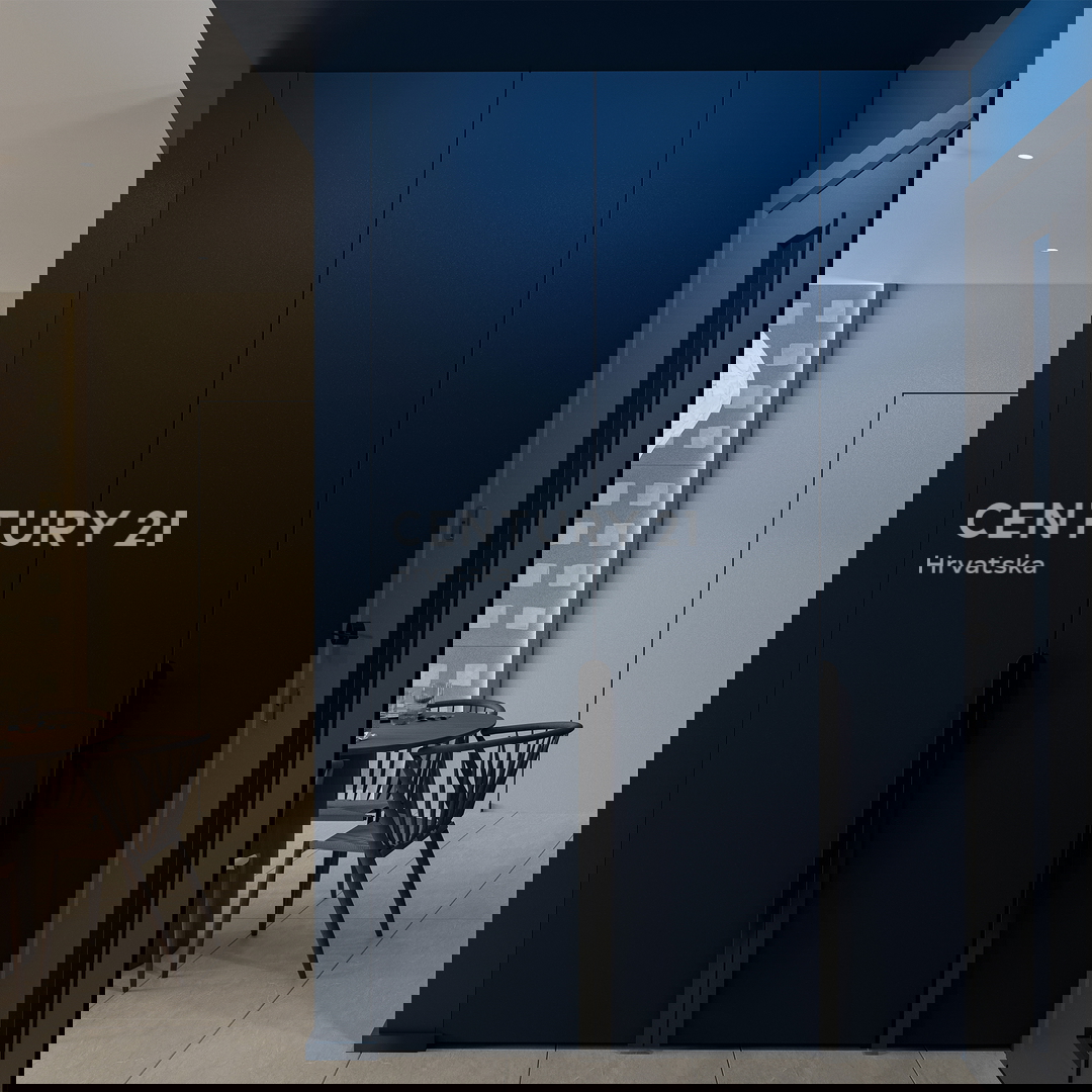 ZADAR, LJUBAČ, LUX. NUOVO. 102,17 m2, 1° piano, 50 M DAL MARE E DALLA SPIAGGIA, VISTA MARE