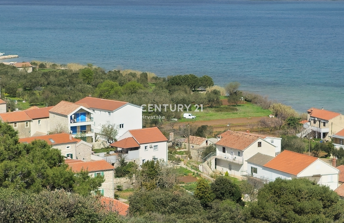 Tkon, Pašman, terreno edificabile con una vista splendida sul mare