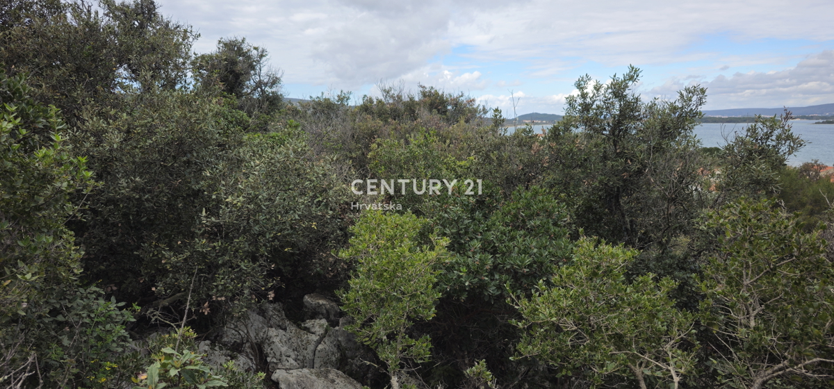 Tkon, Pašman, terreno edificabile con una vista splendida sul mare