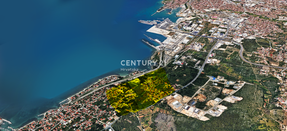 BIBINJE, TERRENO 1828 m2, 400 m dal mare
