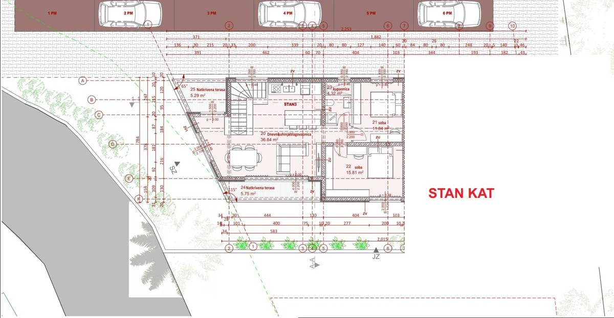 Biograd na Moru - appartamento di lusso con due camere da letto al primo piano