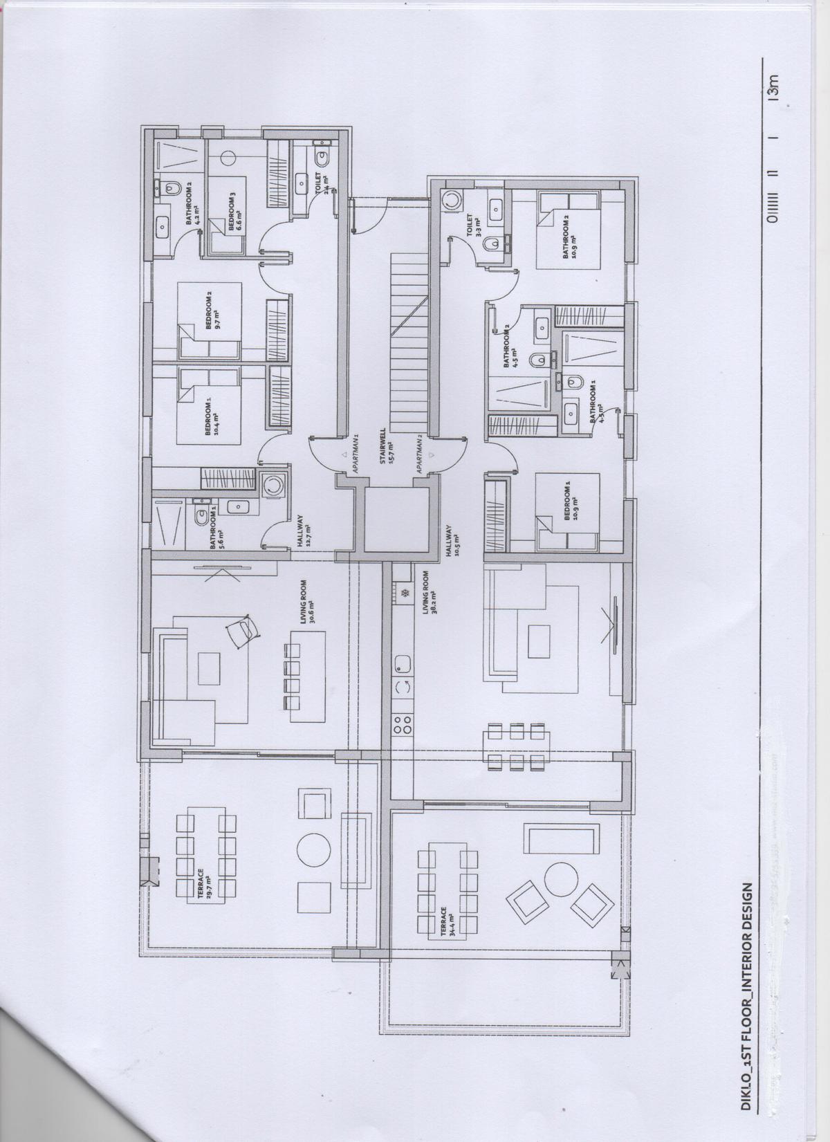 ZARA, DIKLO, 1° FILA AL MARE, NUOVA COSTRUZIONE DI LUSSO, 121,89 1° piano