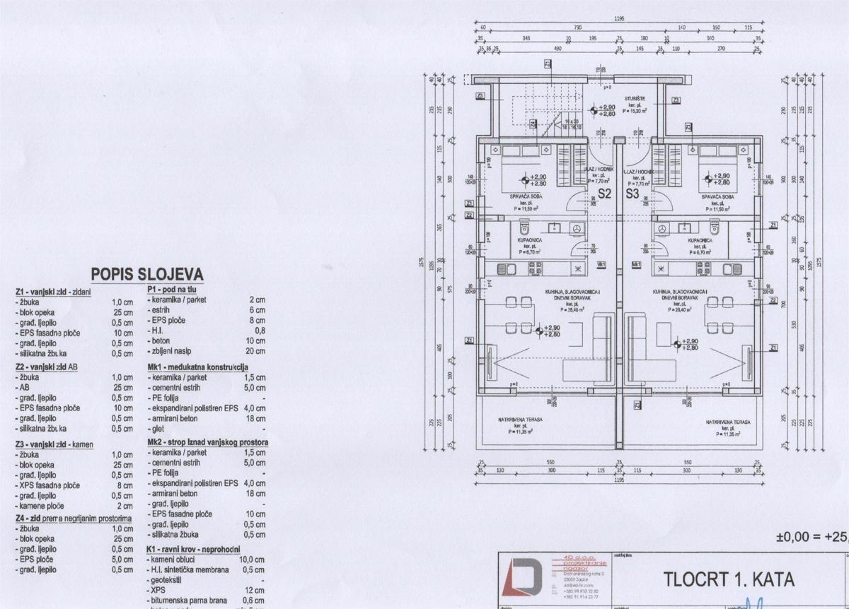 ZADAR, MASLENICA, APPARTAMENTO AL 1° PIANO, SPLENDIDA VISTA SUL MARE, 150 M DAL MARE
