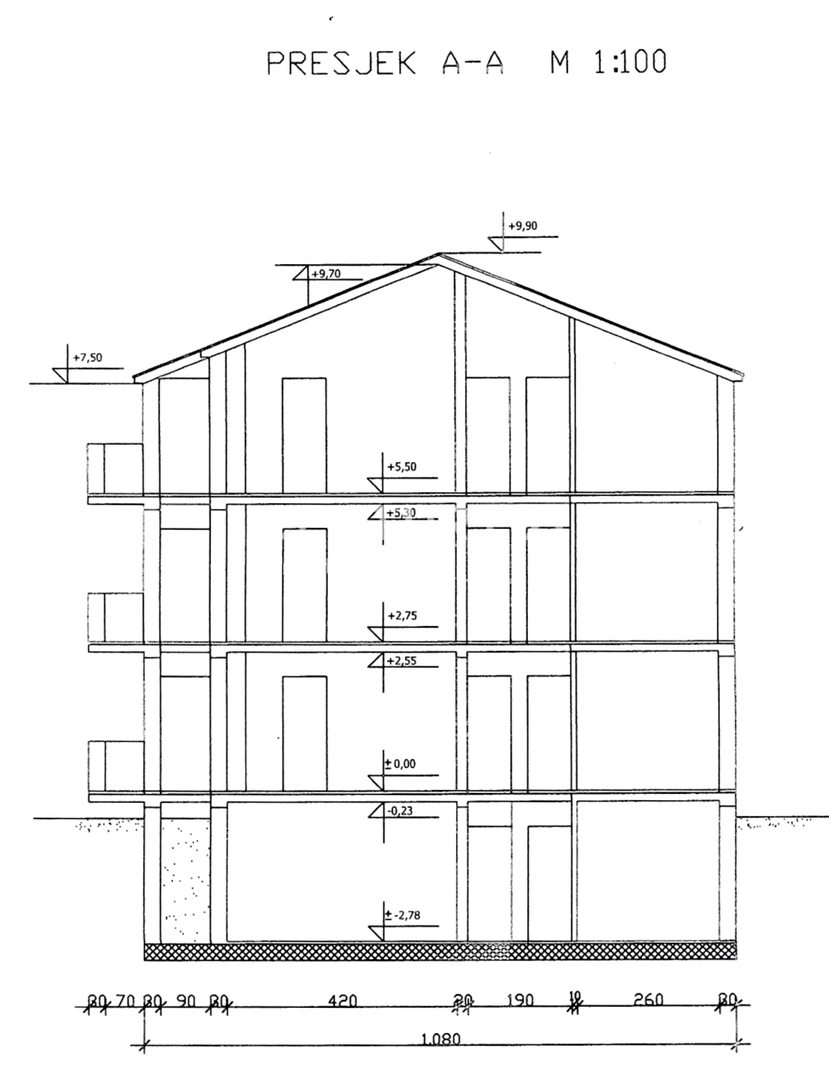Sveti Filip i Jakov, appartamento di 78 m2 con splendida vista sul mare e sulle isole