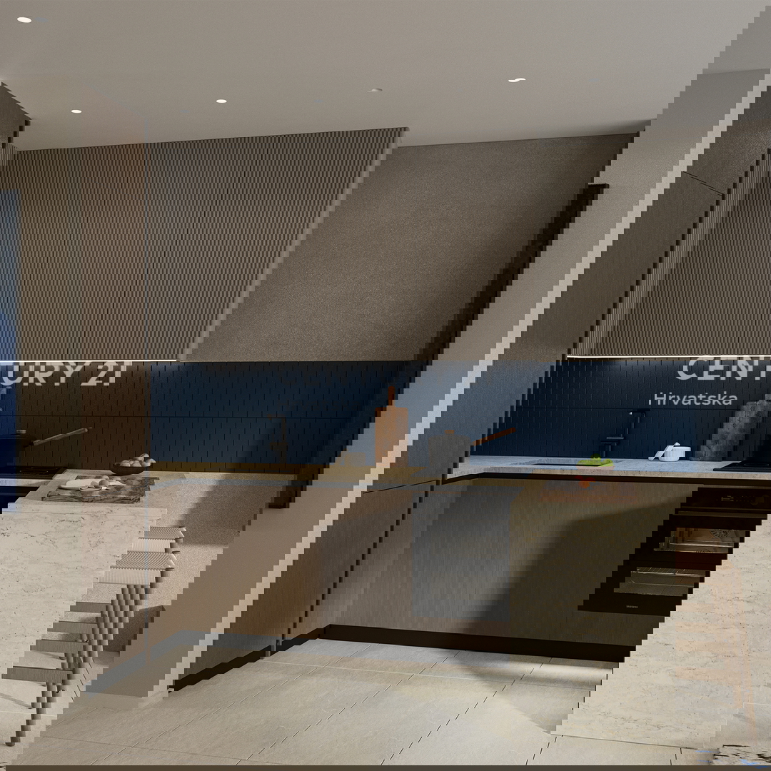 ZADAR, LJUBAČ, LUSSUOSO. NUOVO. S5= 98,80 m2 + terrazza sul tetto 120 m2, 2° piano, 50 m DAL MARE E DALLA SPIAGGIA, VISTA MARE