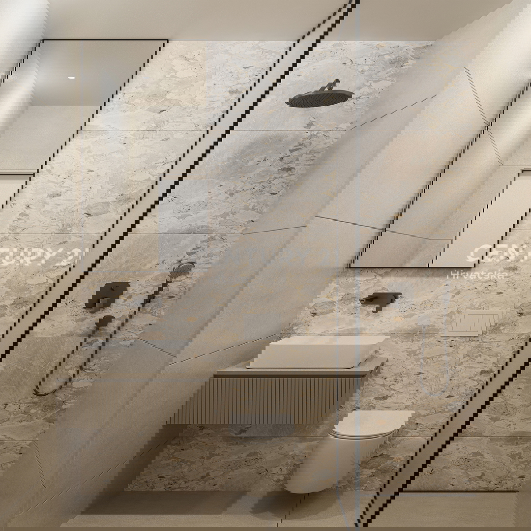 ZADAR, LJUBAČ, LUSSUOSO. NUOVO. S5= 98,80 m2 + terrazza sul tetto 120 m2, 2° piano, 50 m DAL MARE E DALLA SPIAGGIA, VISTA MARE