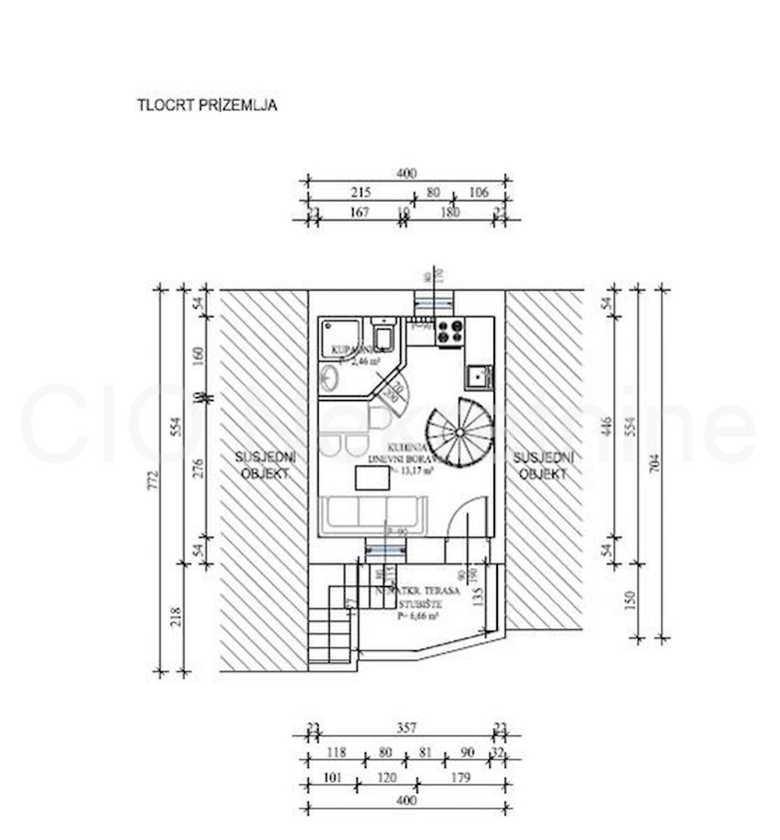 Kaštela, Kaštel Lukšić, Casa in pietra, Vendita