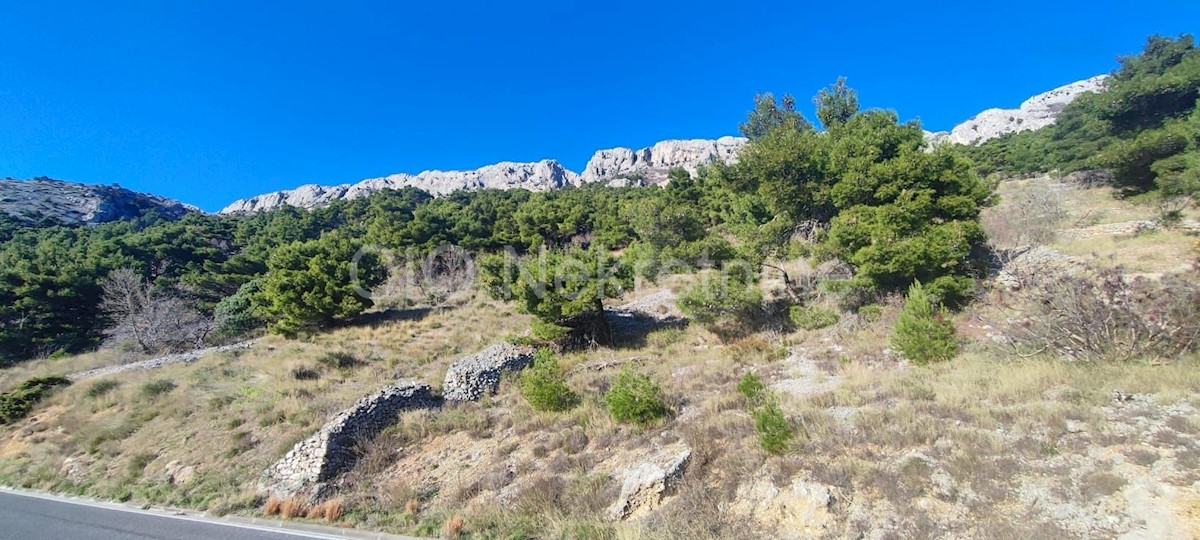 Omiš, Pisak, terreno agricolo 2319 m2, in vendita