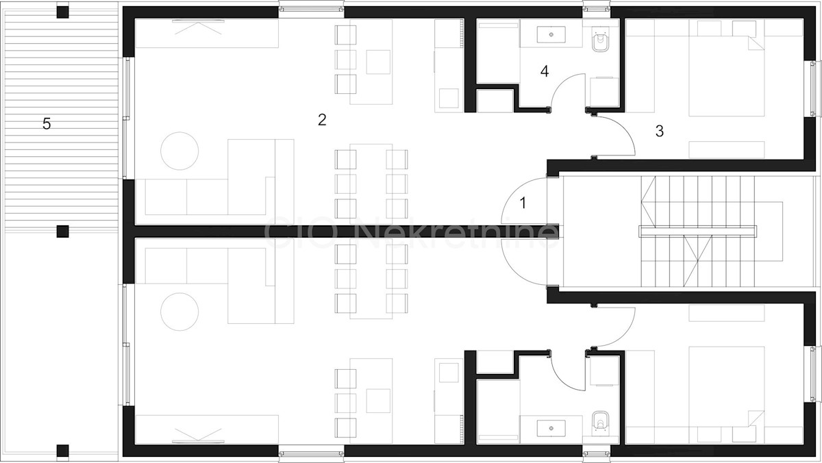 Trogir, Čiovo, Okrug Gornji, appartamento 62,42 m2, parcheggio, nuova costruzione