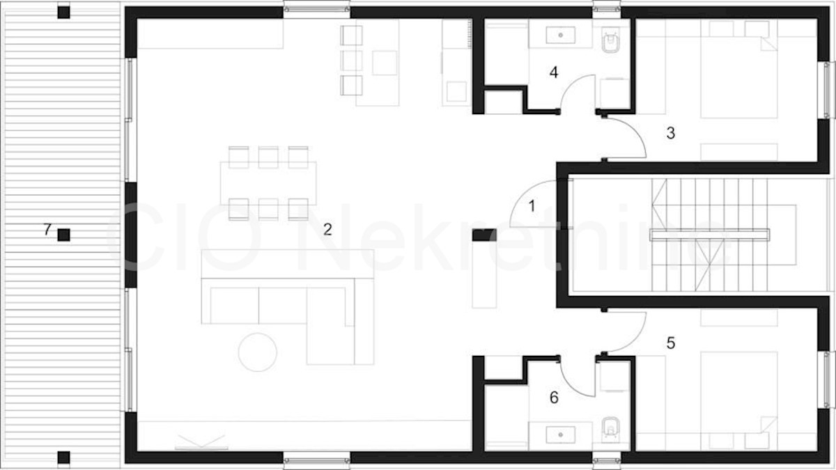 Trogir, Čiovo, Okrug Gornji, appartamento 126,89 m2, parcheggio, nuova costruzione