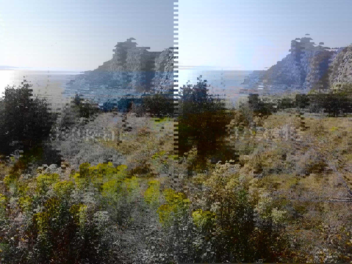 Omiš, Borak, terreno edificabile M1, in vendita