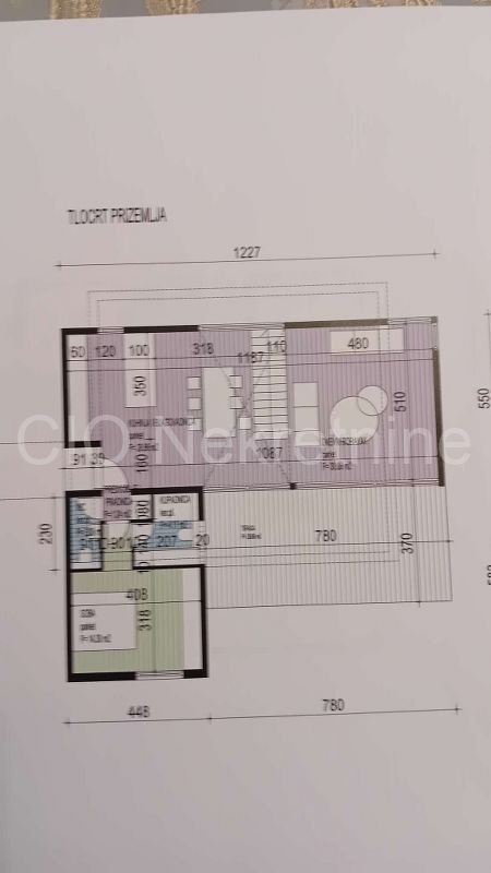 Rogoznica, Kanica, terreno edificabile con progetto preliminare, 400m2