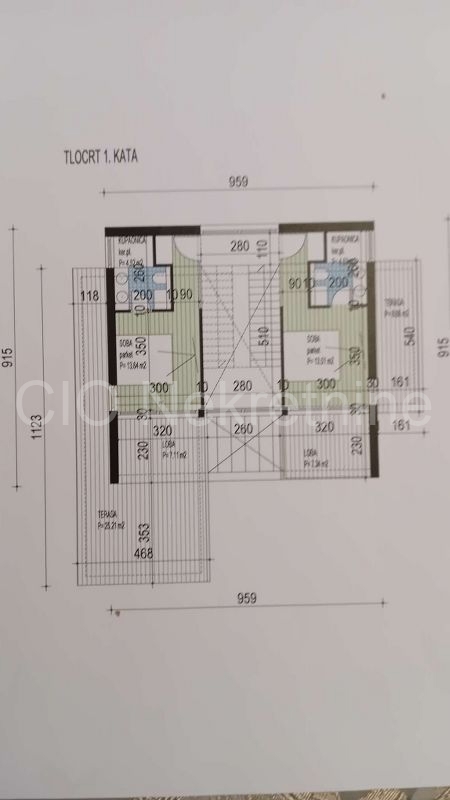 Rogoznica, Kanica, terreno edificabile con progetto preliminare, 400m2