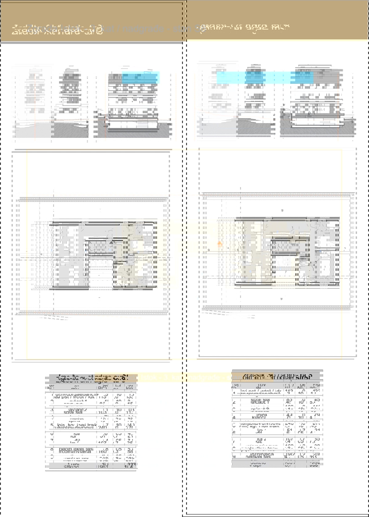 Kaštel Sućurac, appartamento con tre camere da letto, prima fila al mare, nuova costruzione