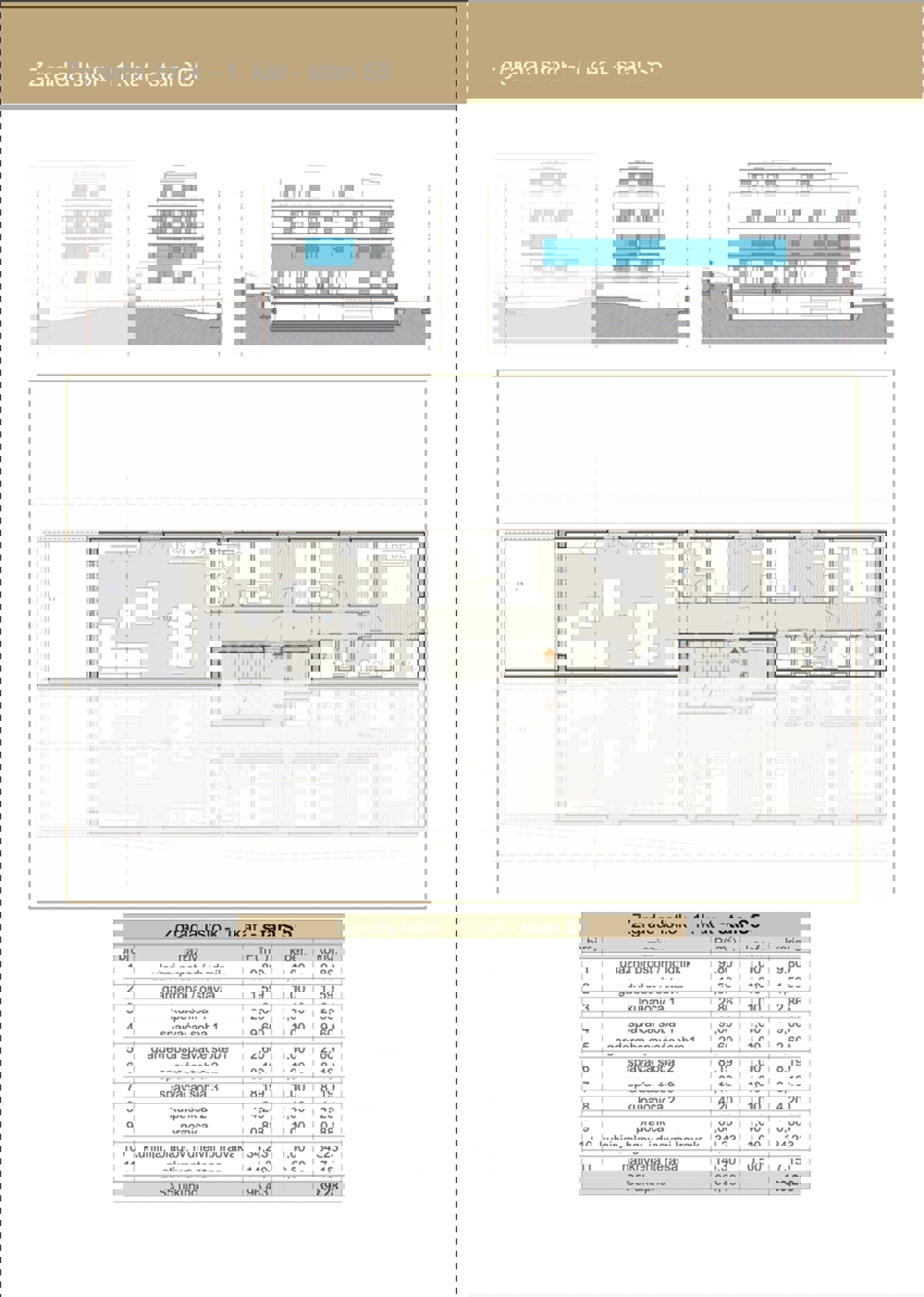 Kaštel Sućurac, appartamento con tre camere da letto, prima fila al mare, nuova costruzione