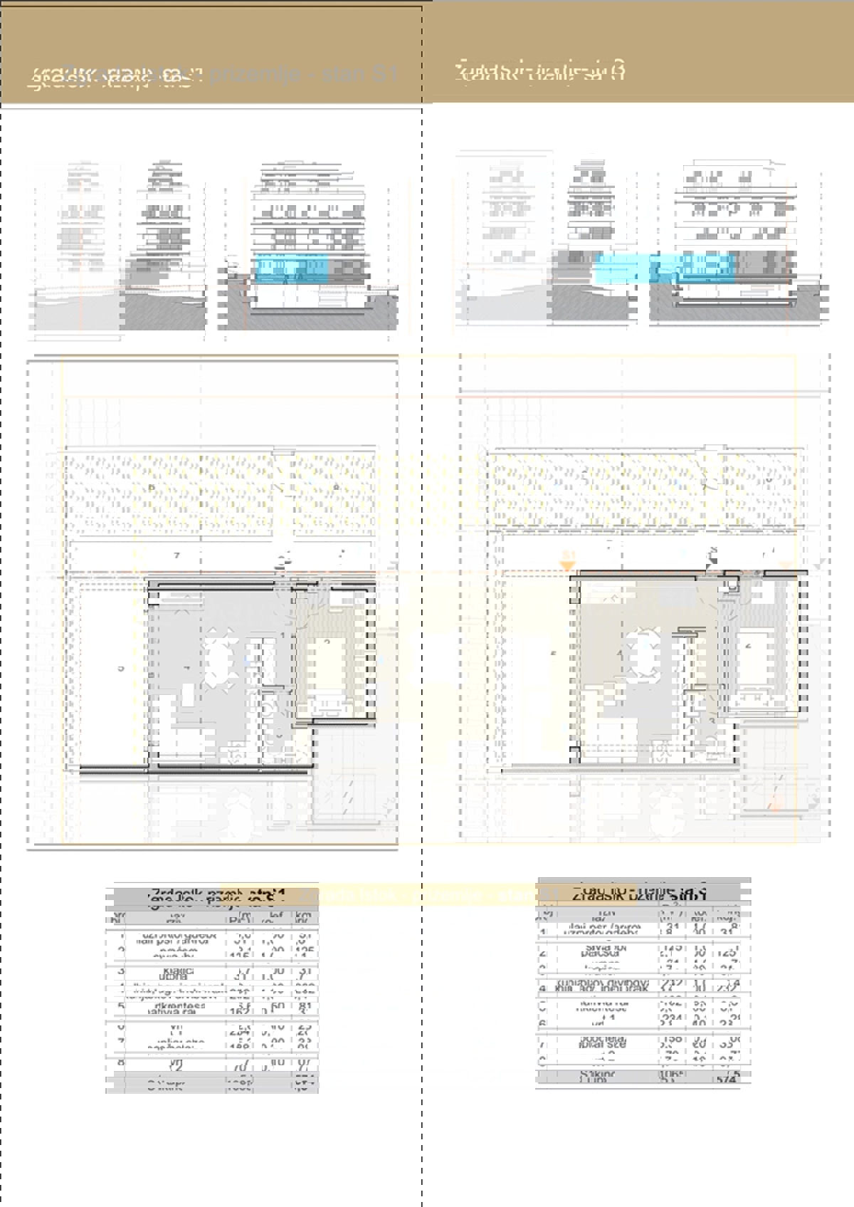 Kaštel Sućurac, appartamento con tre camere da letto, prima fila al mare, nuova costruzione