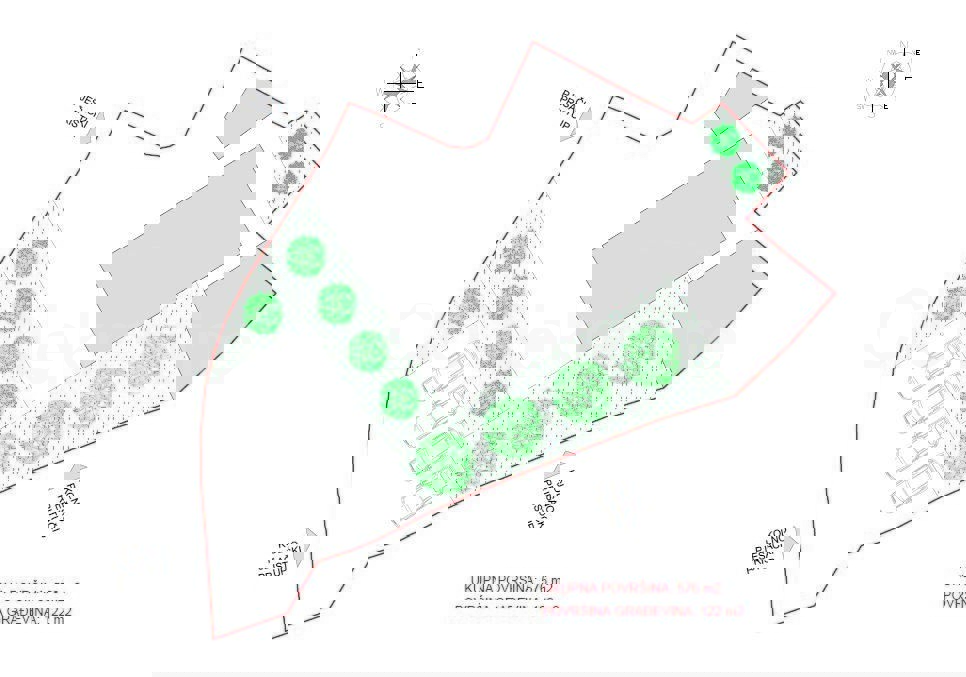 Brač, Nerežišća, casa in rovina e annessi, in vendita
