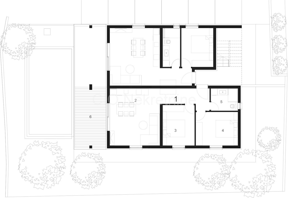 Trogir, Čiovo, Okrug Gornji, appartamento 94,22 m2, parcheggio, nuova costruzione