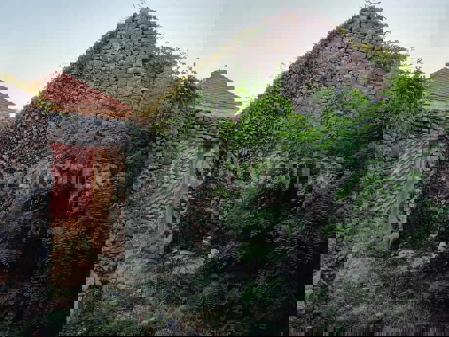 Brač, Nerežišća, casa in rovina con garage, in vendita