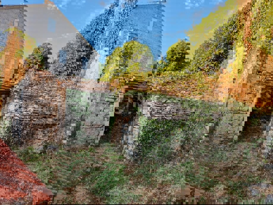 Brač, Nerežišća, casa in rovina con garage, in vendita