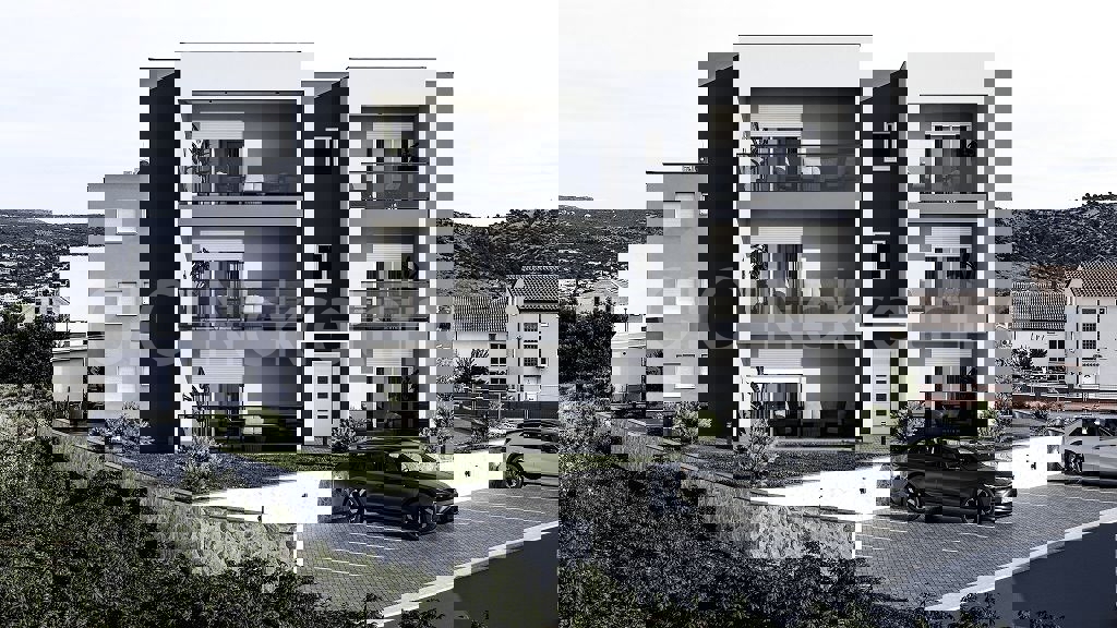 Rogoznica, nuovo edificio, appartamento con 1,5 camere da letto, 43 m2, piano terra