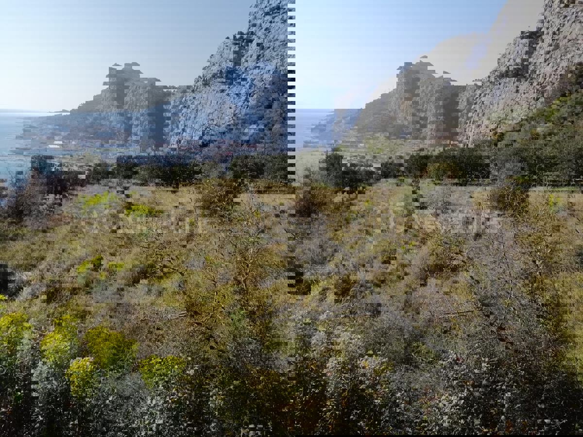 Omiš, Borak, Terreno edificabile 621 m2, Panorama, In vendita