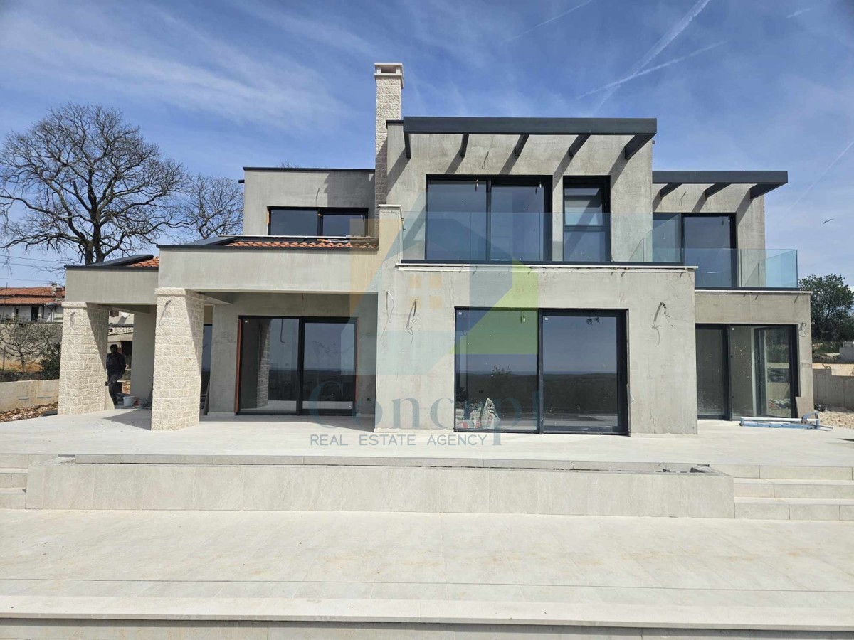 Poreč, dintorni, Splendida villa di lusso con piscina e vista mare